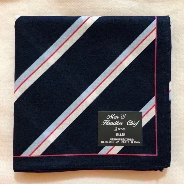 日本製 男士手帕 方巾 純棉 現貨-細節圖2