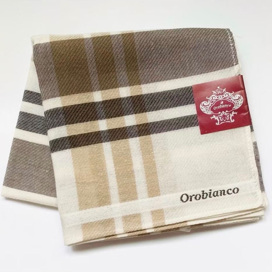 日本製 義大利品牌 Orobianco 男士手帕 方巾 現貨-細節圖5