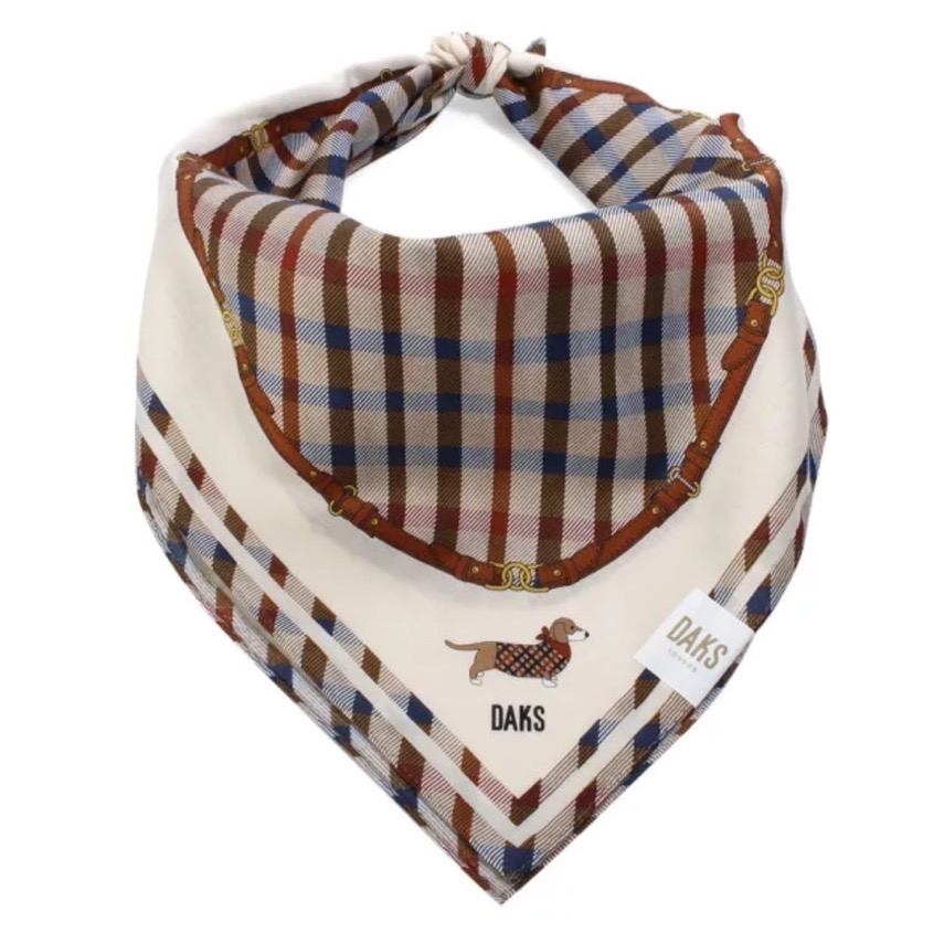 日本製 DAKS 手帕 方巾 純棉 現貨-細節圖3