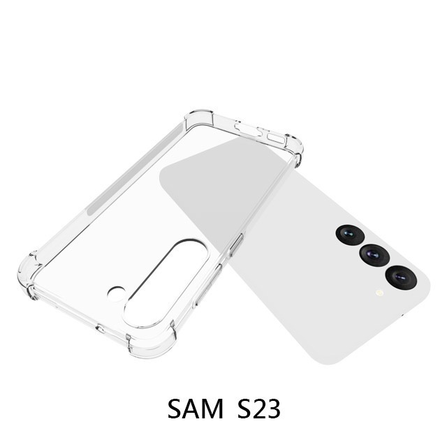 四角空壓殼 SAM三星 S23 / S23+ / S23 Ultra / S23 FE 手機殼 防摔殼 透明軟殼-細節圖3