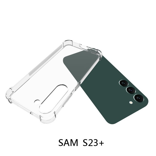 四角空壓殼 SAM三星 S23 / S23+ / S23 Ultra / S23 FE 手機殼 防摔殼 透明軟殼-細節圖5