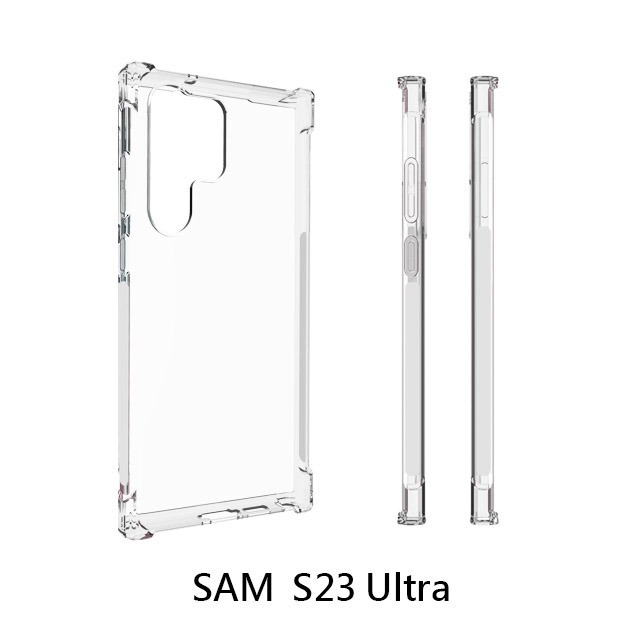 四角空壓殼 SAM三星 S23 / S23+ / S23 Ultra / S23 FE 手機殼 防摔殼 透明軟殼-細節圖8