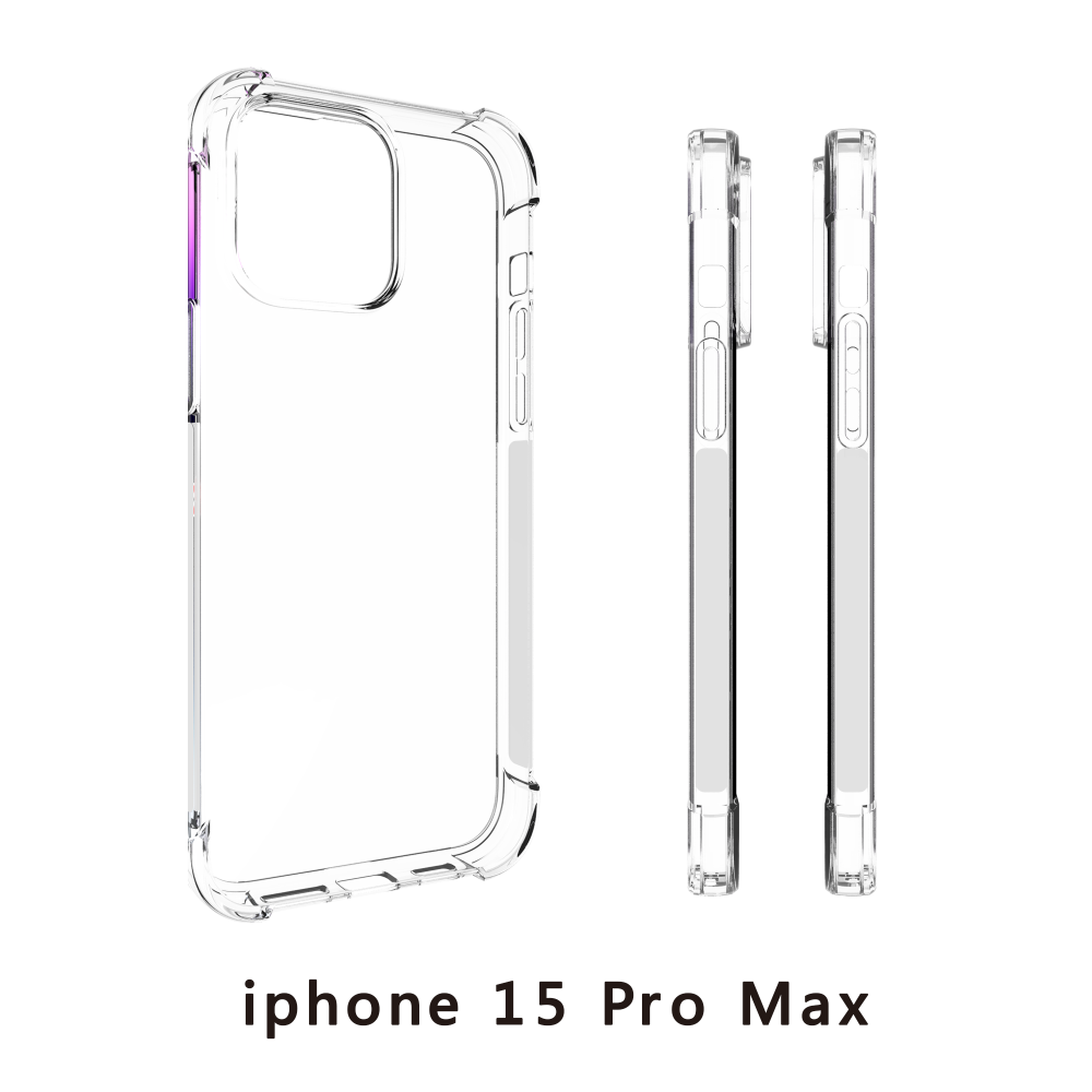 四角空壓殼 APPLE  IPhone15/plus/pro/pro max手機殼│防摔殼│透明軟殼 -ip15系列-細節圖10