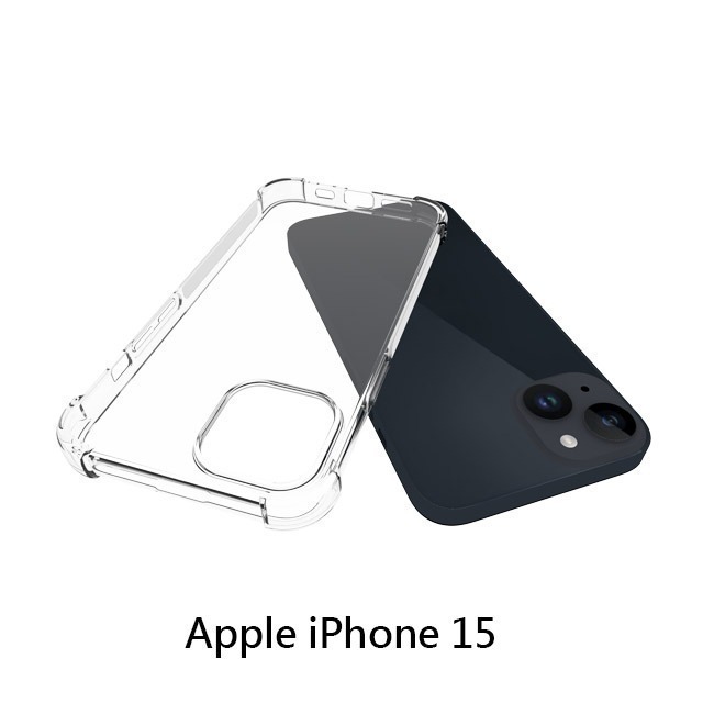 四角空壓殼 APPLE  IPhone15/plus/pro/pro max手機殼│防摔殼│透明軟殼 -ip15系列-細節圖3