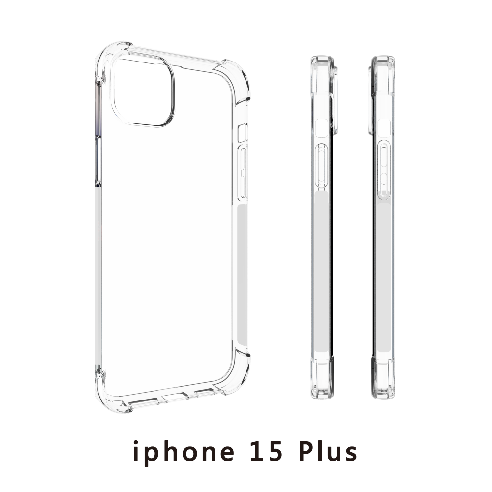 四角空壓殼 APPLE  IPhone15/plus/pro/pro max手機殼│防摔殼│透明軟殼 -ip15系列-細節圖6