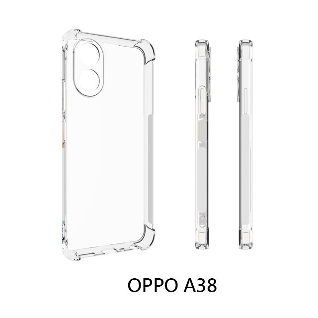 四角空壓殼 OPPO A38 防摔殼 │手機殼│透明軟殼-細節圖4