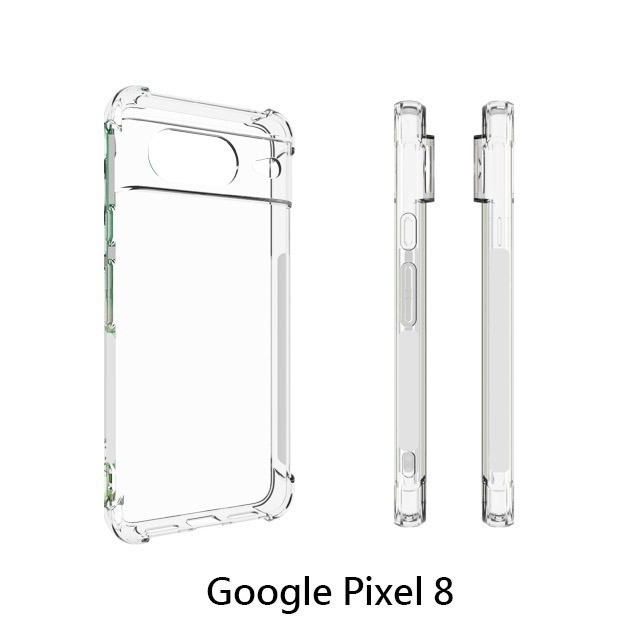 四角空壓殼 Google Pixel 8/ Pixel 8 Pro 手機殼  防摔殼 透明軟殼-細節圖4