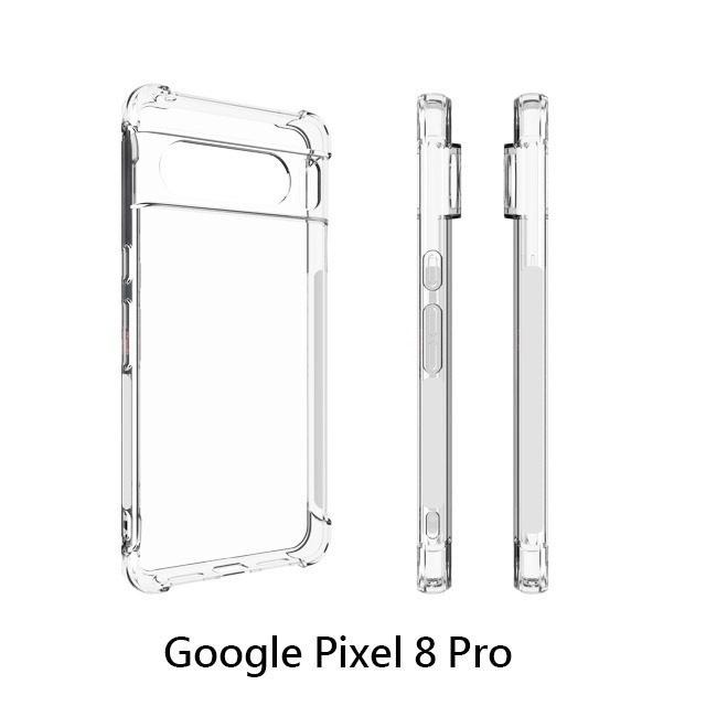 四角空壓殼 Google Pixel 8/ Pixel 8 Pro 手機殼  防摔殼 透明軟殼-細節圖6