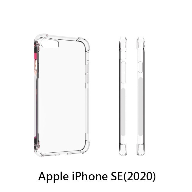 四角空壓殼 APPLE  IPHONE SE 2020年/SE3  2022年 手機殼│防摔殼│透明軟殼-細節圖4