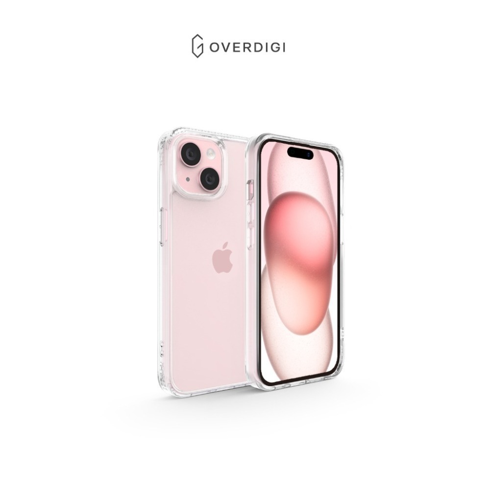 OVERDIGI iPhone 15系列 V2雙料/ V2磁吸雙料軍規防摔透殼（一年原廠保固）-細節圖2