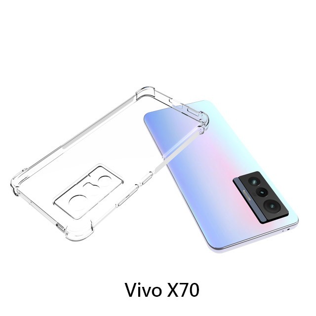 四角空壓殼 Vivo X60/Vivo X60 Pro/Vivo X70/Vivo X70 Pro 防摔殼 │透明軟殼-細節圖7