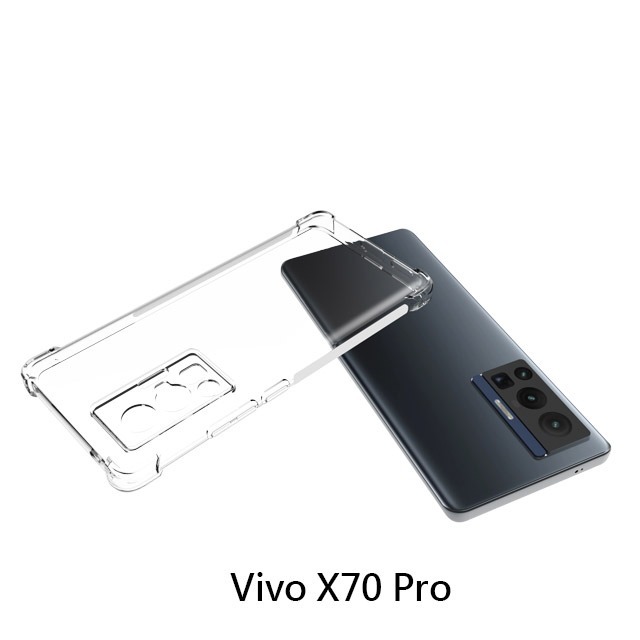 四角空壓殼 Vivo X60/Vivo X60 Pro/Vivo X70/Vivo X70 Pro 防摔殼 │透明軟殼-細節圖9