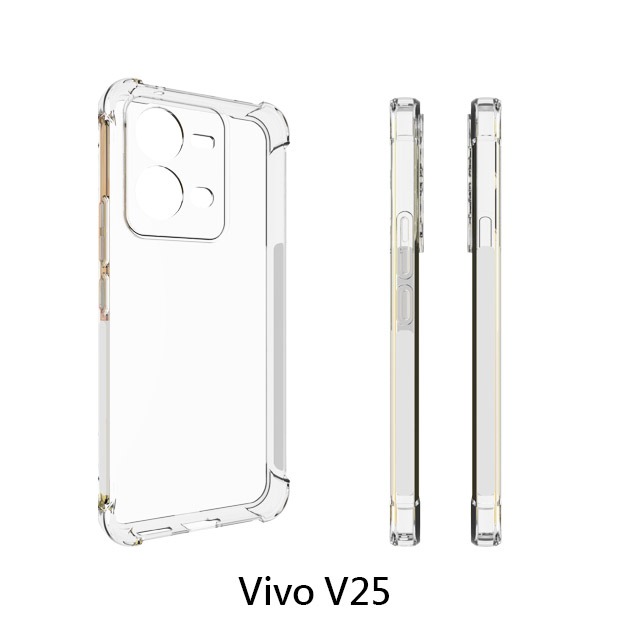 四角空壓殼  Vivo V25 Pro / Vivo V25  防摔殼 │手機殼│透明軟殼-細節圖4