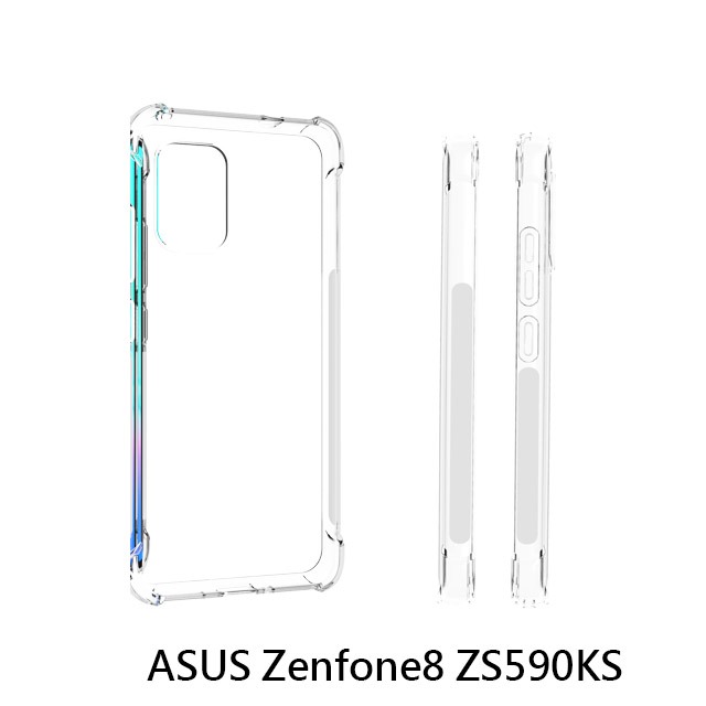 四角空壓殼 ASUS Zenfone8 ZS590KS/Zenfone8Flip ZS672KS  防摔殼 │透明軟殼-細節圖4