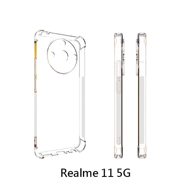 四角空壓殼 Realme 11 5G / Realme 11x 防摔殼 │手機殼│透明軟殼-細節圖4