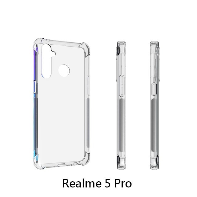 四角空壓殼 Realme 5 Pro/Realme 6 防摔殼 │手機殼│透明軟殼-細節圖4