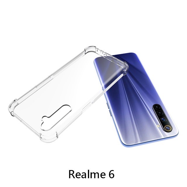 四角空壓殼 Realme 5 Pro/Realme 6 防摔殼 │手機殼│透明軟殼-細節圖5