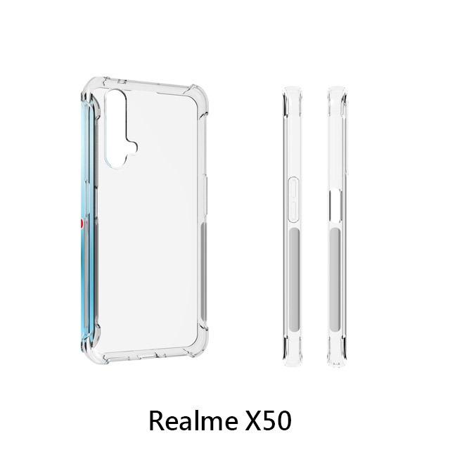 四角空壓殼 Realme X50/Realme X50 Pro/Realme X3 防摔殼 │手機殼│透明軟殼-細節圖4