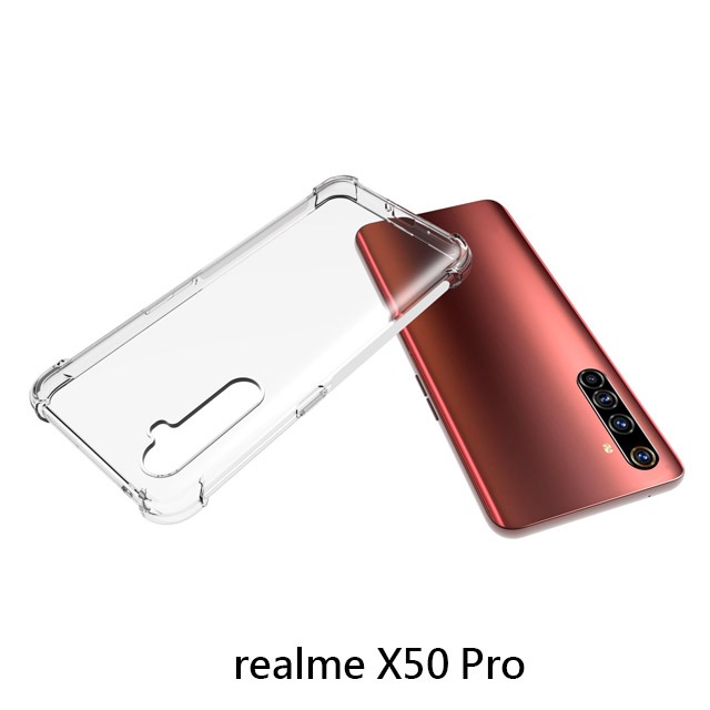 四角空壓殼 Realme X50/Realme X50 Pro/Realme X3 防摔殼 │手機殼│透明軟殼-細節圖5
