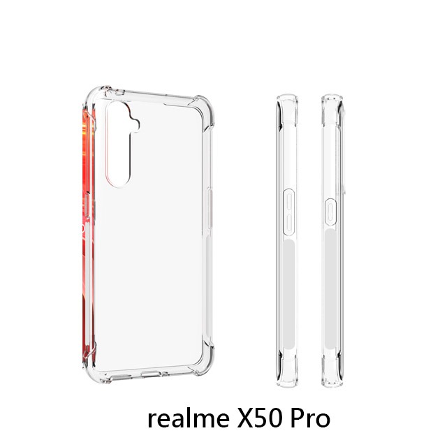 四角空壓殼 Realme X50/Realme X50 Pro/Realme X3 防摔殼 │手機殼│透明軟殼-細節圖6