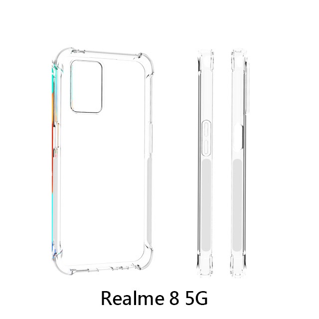 四角空壓殼 Realme 7 5G / Realme 8 5G 防摔殼 │手機殼│透明軟殼-細節圖5