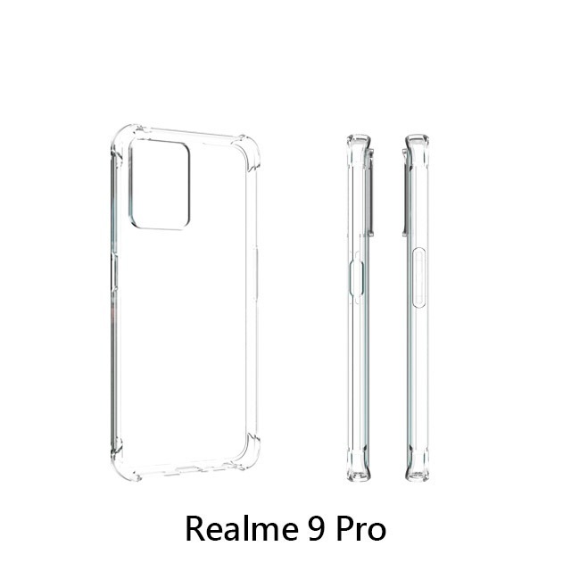 四角空壓殼 Realme 9i / 9 Pro / 9 Pro+(斷貨)  防摔殼 │手機殼│透明軟殼-細節圖6