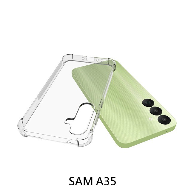 四角空壓殼 SAM三星 A35/ SAM A55  手機殼│防摔殼│透明軟殼-細節圖3