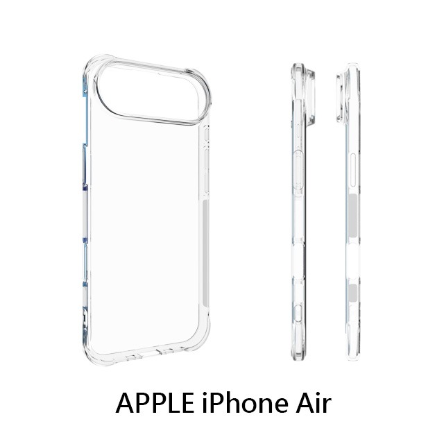 四角空壓殼 APPLE  IPhone17/air/pro/pro max手機殼│防摔殼│透明軟殼 -ip17系列-細節圖5