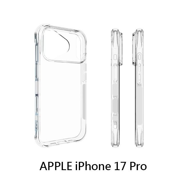 四角空壓殼 APPLE  IPhone17/air/pro/pro max手機殼│防摔殼│透明軟殼 -ip17系列-細節圖7