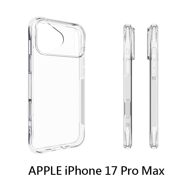 四角空壓殼 APPLE  IPhone17/air/pro/pro max手機殼│防摔殼│透明軟殼 -ip17系列-細節圖9