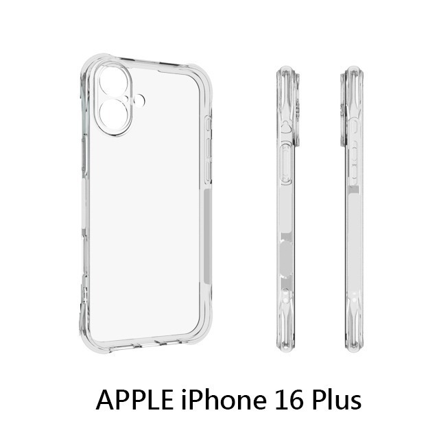 四角空壓殼 APPLE  IPhone16/plus/pro/pro max/e手機殼│防摔殼│透明軟殼 -ip16系列-細節圖8