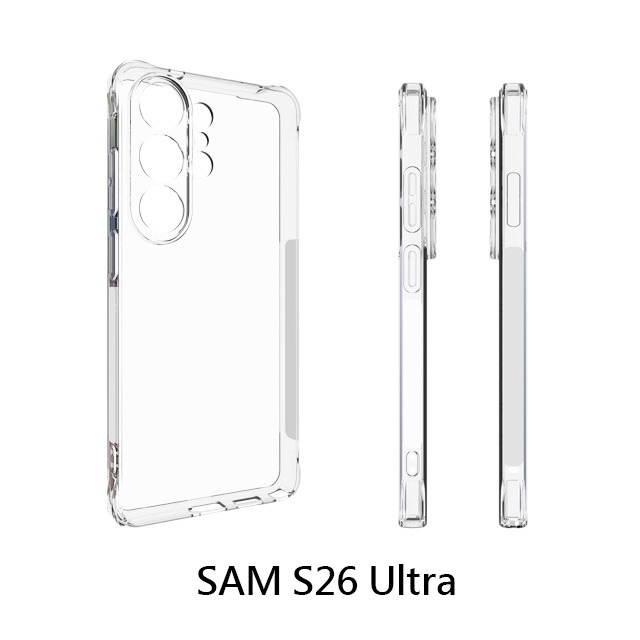 四角空壓殼 SAM三星 S26 / S26+ / S26Ultra 手機殼 防摔殼  透明軟殼-細節圖8