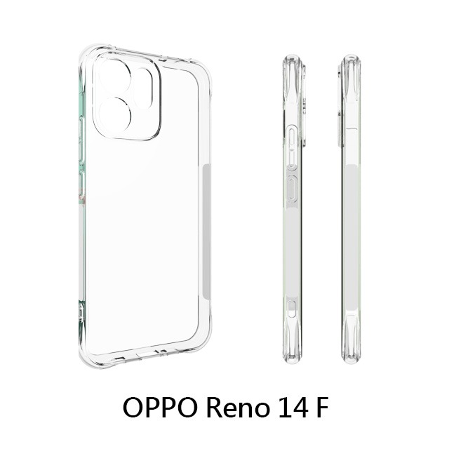 四角空壓殼 OPPO Reno 14/ Reno 14 Pro/ Reno 14 F 手機殼  防摔殼 透明軟殼-細節圖8