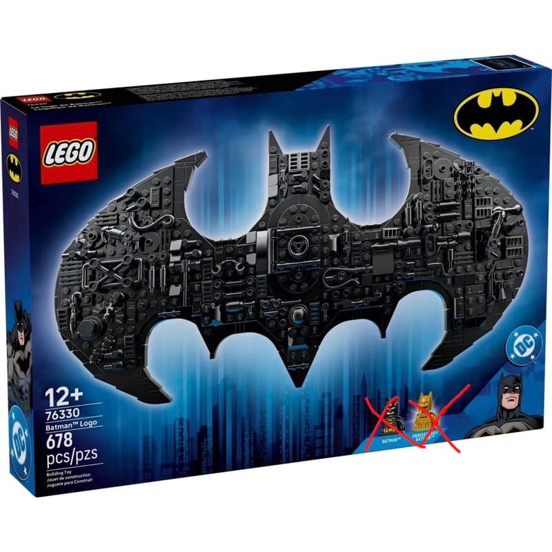 樂高 lego 76330 蝙蝠俠 標誌 DC不含人和其武器-細節圖2