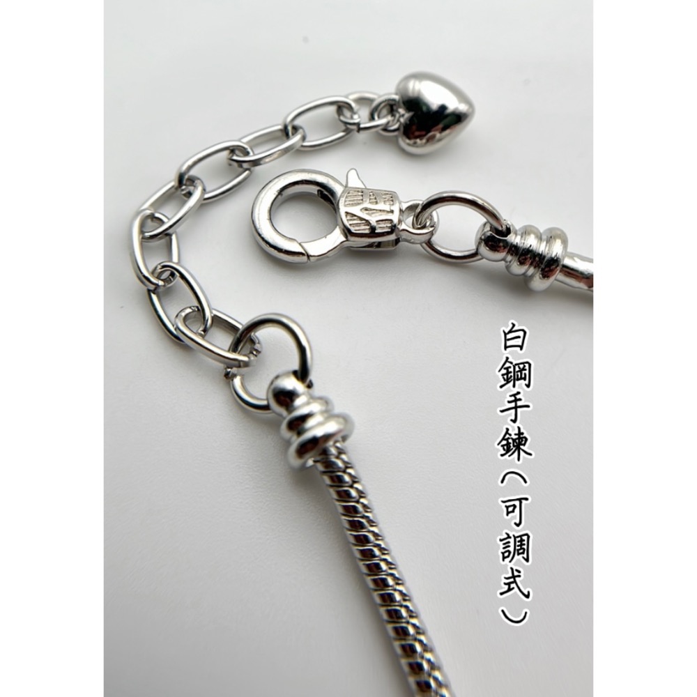 幸運粉花。冰晶琉璃手鍊《南方琉璃》手工琉璃珠-細節圖4