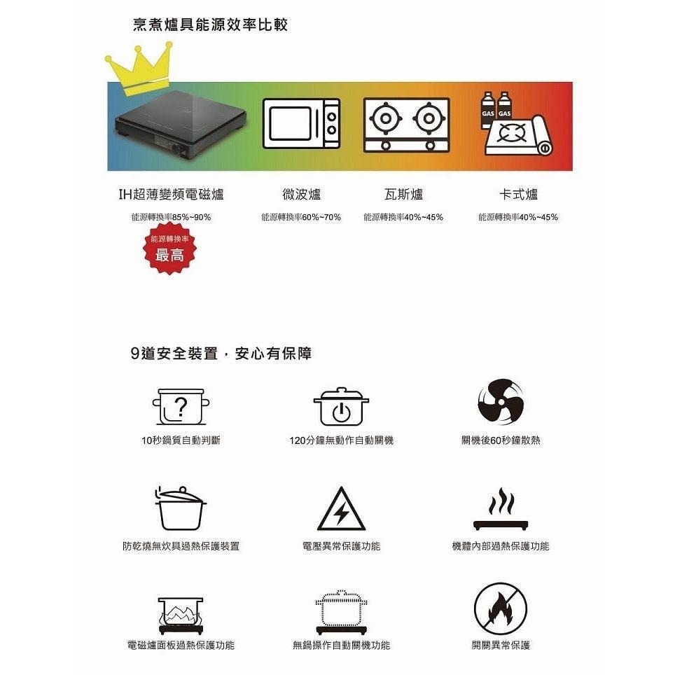 尚朋堂 IH超薄變頻電磁爐SR-2328-細節圖5