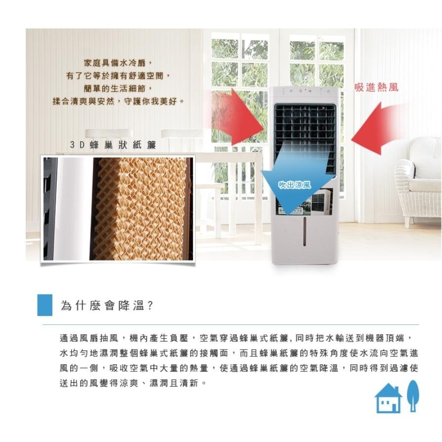 尚朋堂 15L環保移動式水冷扇 SPY-E320-細節圖6