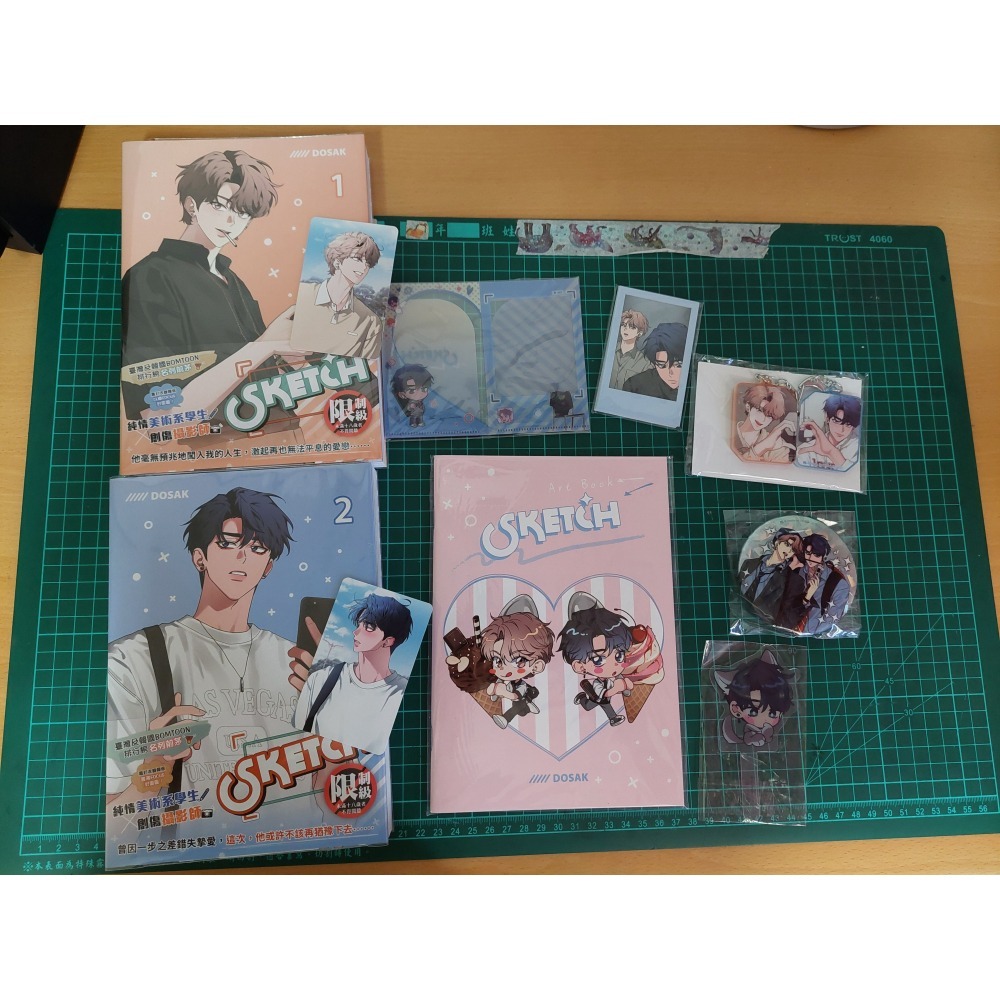 Sketch 1+2 官網特典 特裝版 二手 含書套-細節圖3