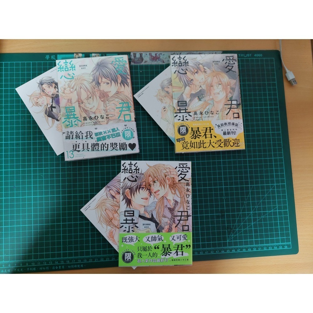 保留中 戀愛暴君 1~12+13(特裝版)+14~15(首刷) 二手 含書套-細節圖6
