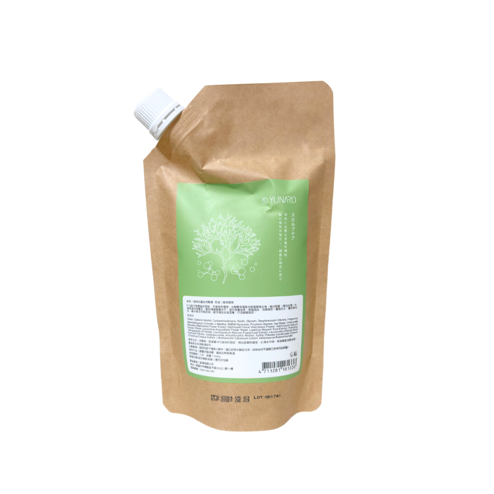 HADAR正品 | YUNARO蘊洛逆時光蘊全效敷膜  頭皮養護 修護保濕 涼感髮膜 500mL-細節圖2