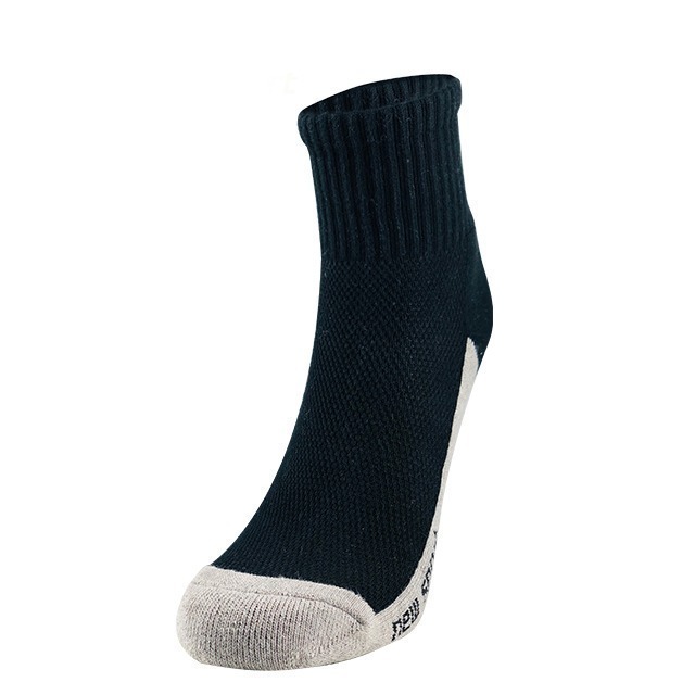 抗菌竹炭【黑灰中長款】22-25cm