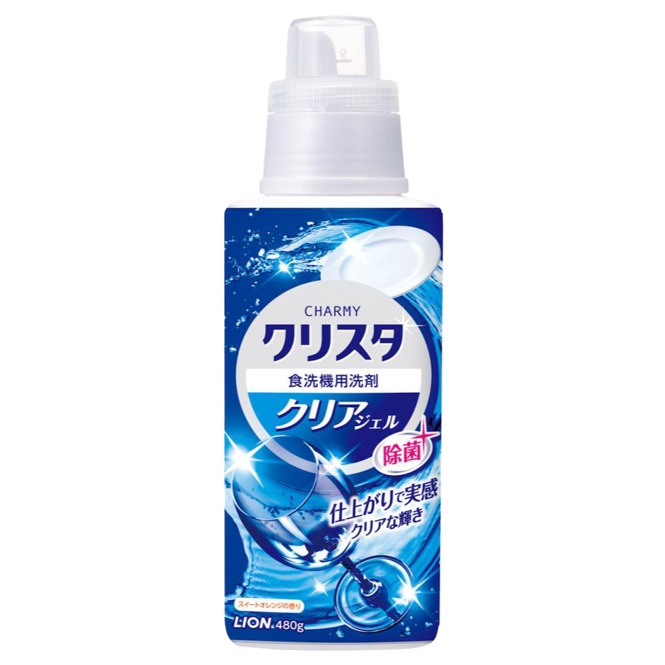 日本 LION獅王 CHARMY 洗碗機清潔劑 480g 洗碗機專用抗菌洗碗機清潔劑 另有補充瓶 補充包-規格圖3