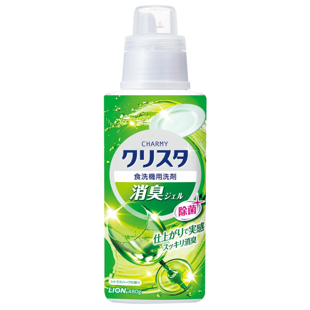 日本 LION獅王 CHARMY 洗碗機清潔劑 480g 洗碗機專用抗菌洗碗機清潔劑 另有補充瓶 補充包-規格圖3