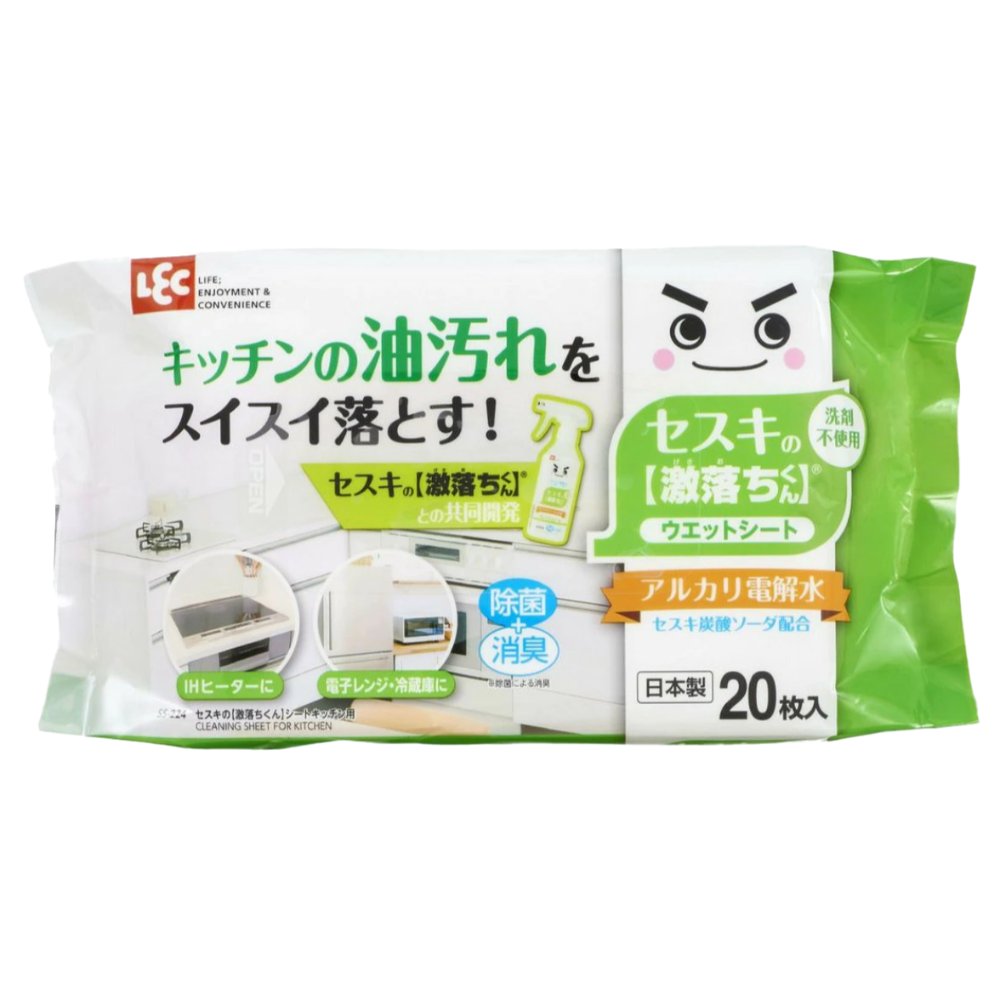 日本 LEC 激落君 居家清潔用擦拭巾系列 拋棄式抹布 客廳 地板 廁所 廚房 餐桌 微波爐 電器 玻璃窗 半碳酸鈉-規格圖6