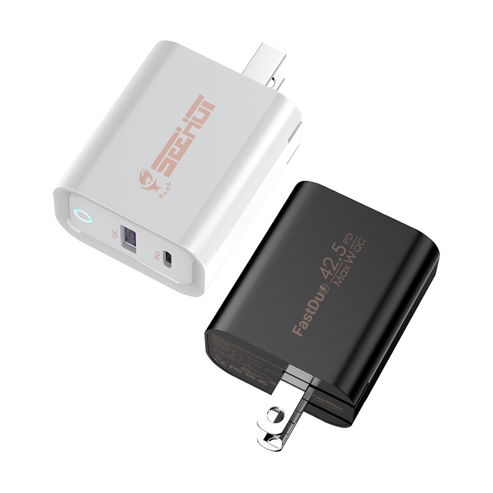 SEEHOT Fast Duo PD快充 雙口 5A/42.5W強電流 充電時間快一倍 USB-C USB-A-細節圖2