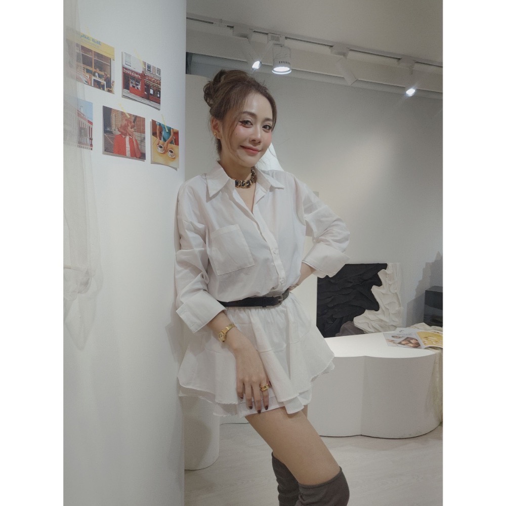 #885  老錢風襯衫洋 XL可以 左左獨家-細節圖3