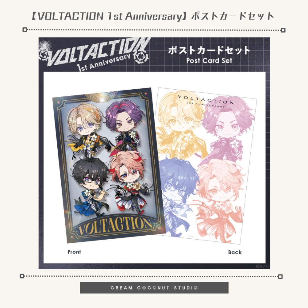 9月預購｜VOLTACTION 1st Anniversary 明信片組-細節圖6