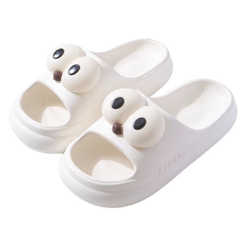 【LYOVEA】可愛大眼睛拖鞋 厚底EVA防水涼拖鞋 夏季女拖鞋 萌眼室內外穿-規格圖3