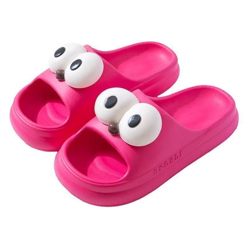 【LYOVEA】可愛大眼睛拖鞋 厚底EVA防水涼拖鞋 夏季女拖鞋 萌眼室內外穿-規格圖3