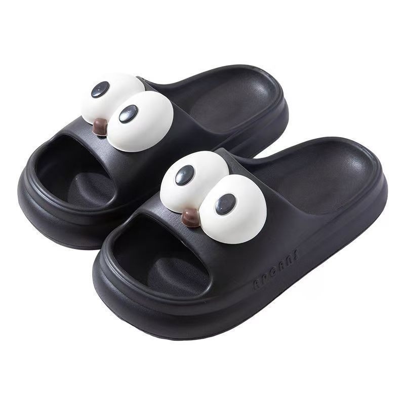 【LYOVEA】可愛大眼睛拖鞋 厚底EVA防水涼拖鞋 夏季女拖鞋 萌眼室內外穿-規格圖3